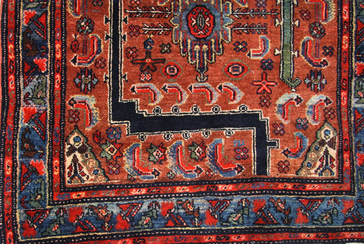 Biegacz Perski dywan - Nomadyczny - 490 x 84 cm - brązowy