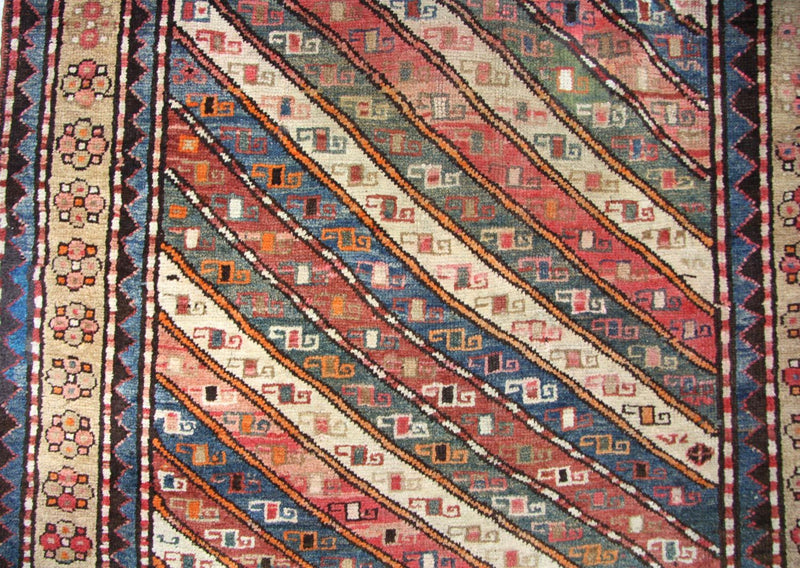 Biegacz Perski dywan - Nomadyczny - 373 x 120 cm - niebieski