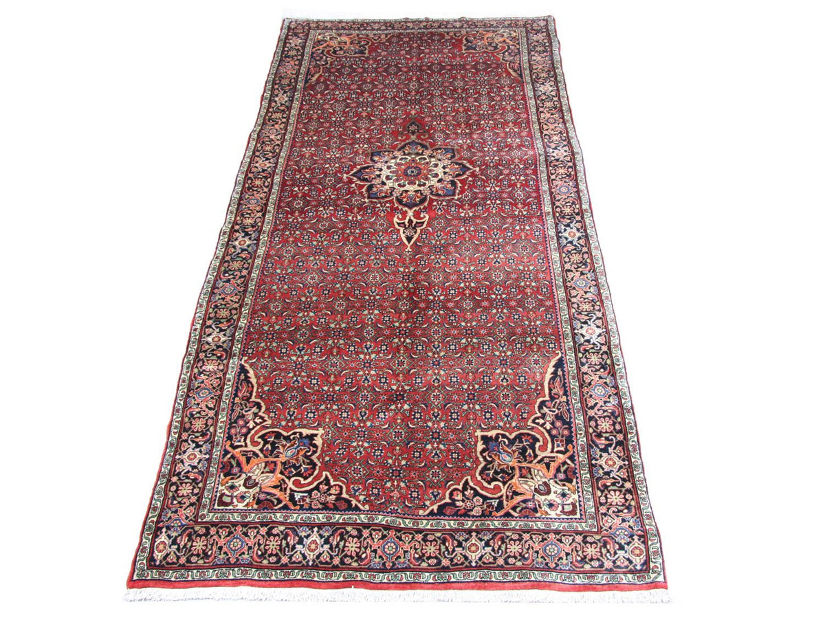 Biegacz Dywan perski - Bijar - 350 x 170 cm - czerwony
