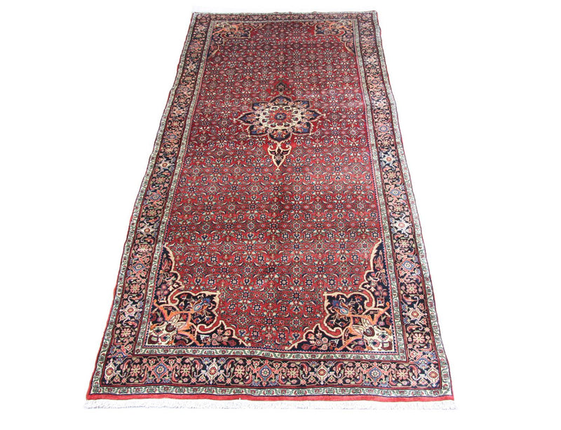 Biegacz Dywan perski - Bijar - 350 x 170 cm - czerwony