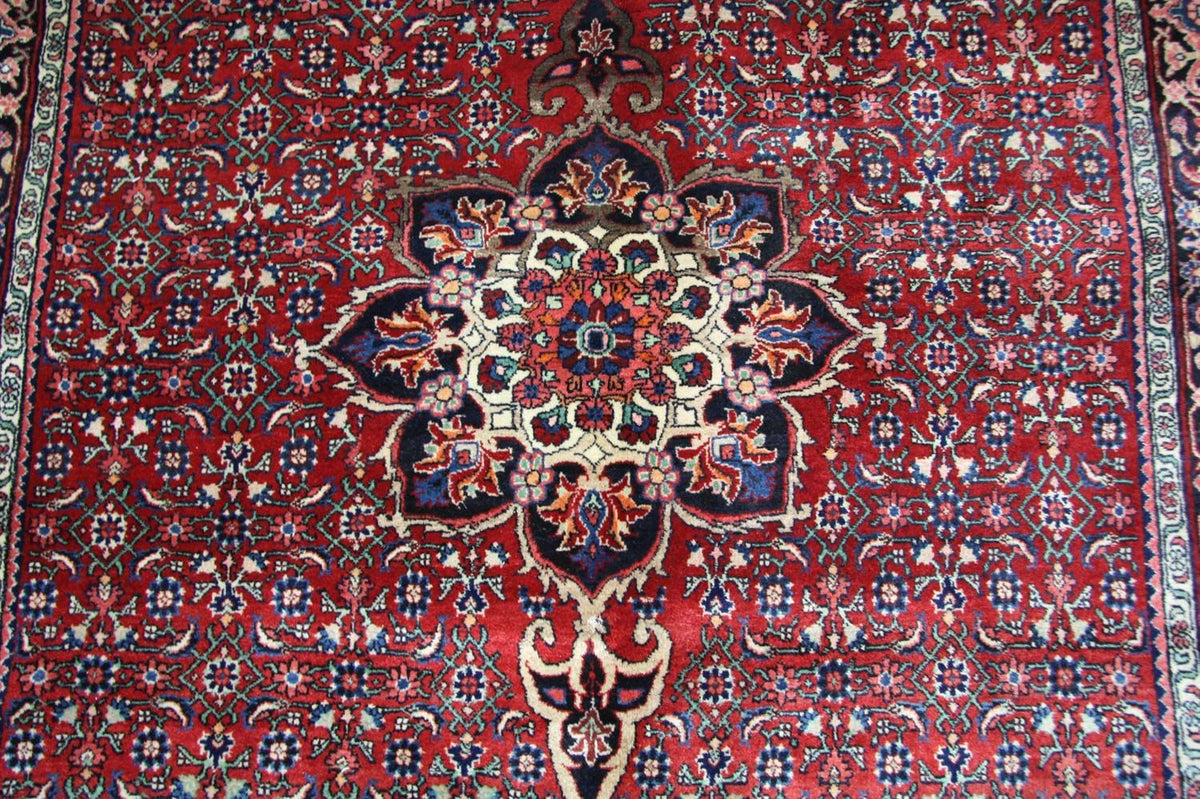 Biegacz Dywan perski - Bijar - 350 x 170 cm - czerwony