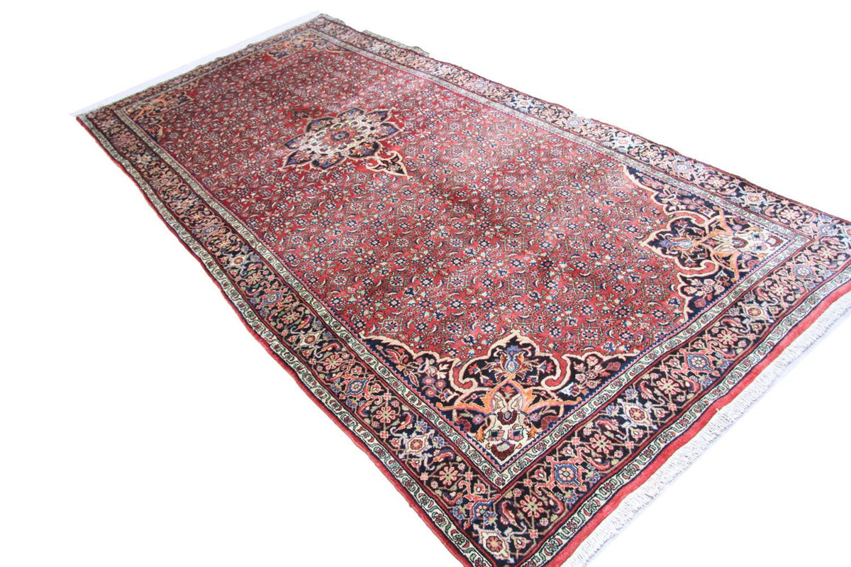 Biegacz Dywan perski - Bijar - 350 x 170 cm - czerwony