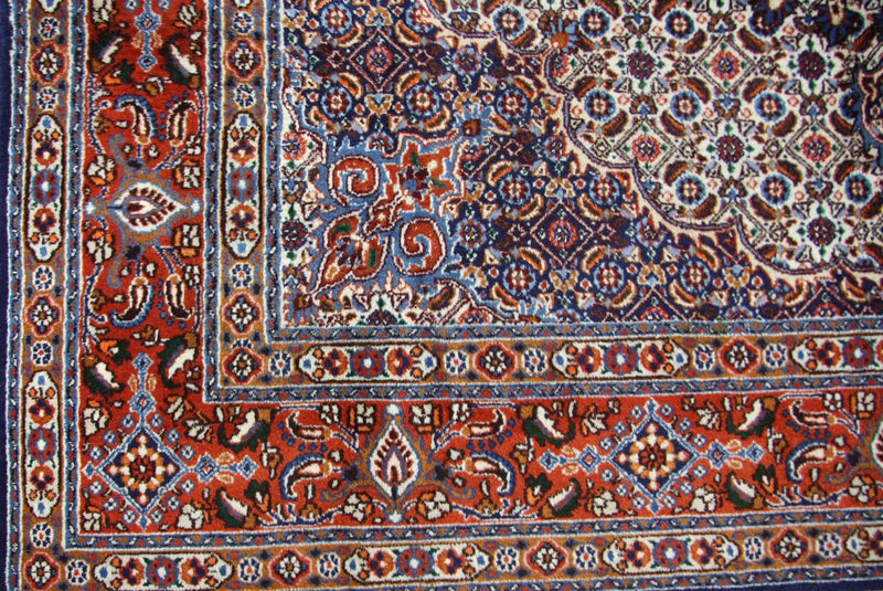 Dywan perski - Klasyczny kwadratowy  - 207 x 204 cm - niebieski