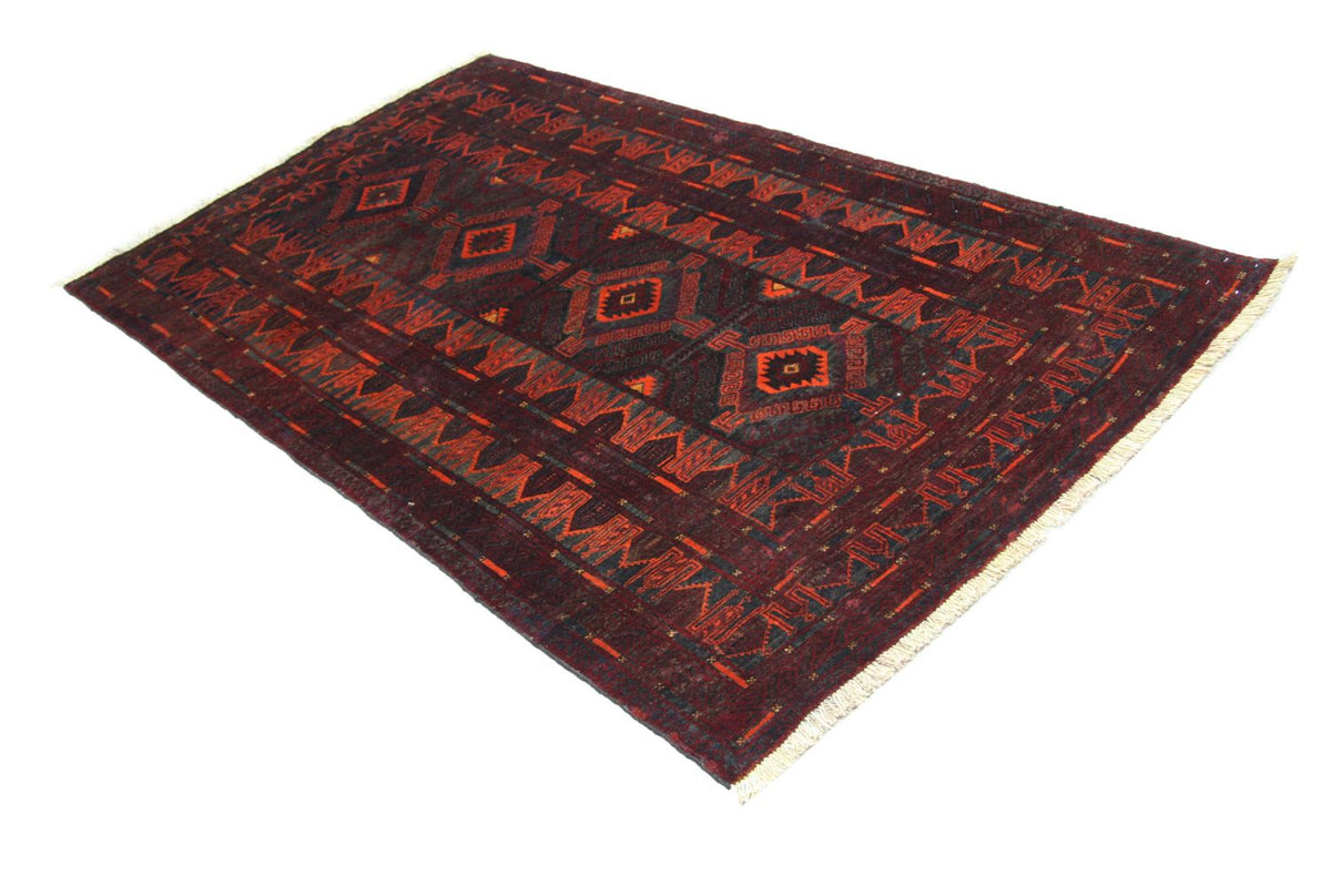 Dywan afgański - 208 x 123 cm - niebieski