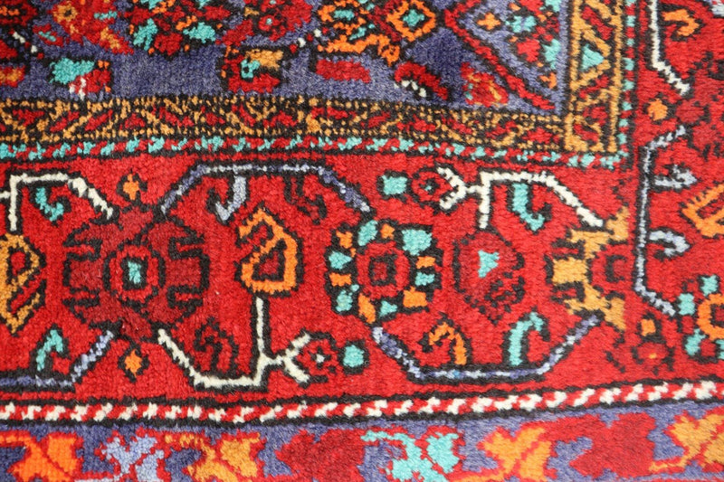 Perski dywan - Nomadyczny - 158 x 101 cm - niebieski