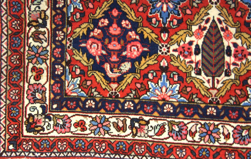 Perski dywan - Nomadyczny - 155 x 104 cm - niebieski