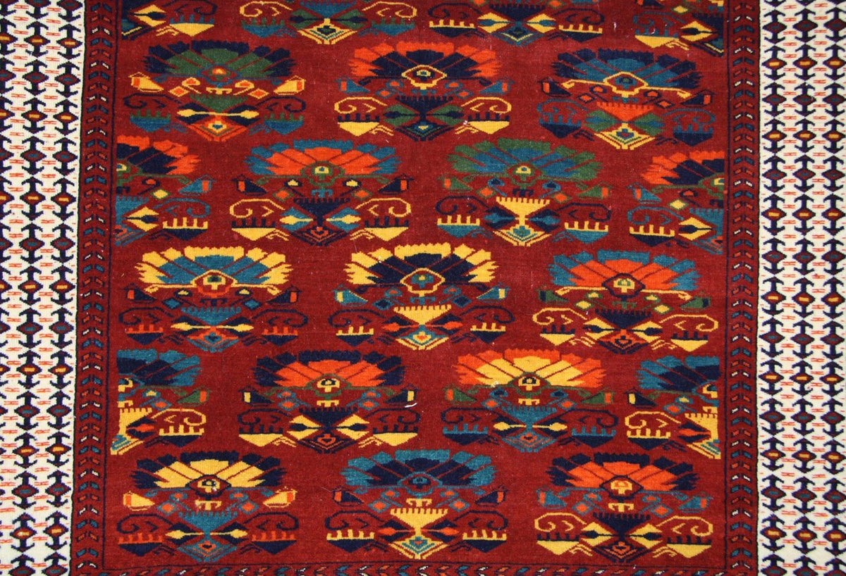 Dywan afgański - 160 x 130 cm - rdza