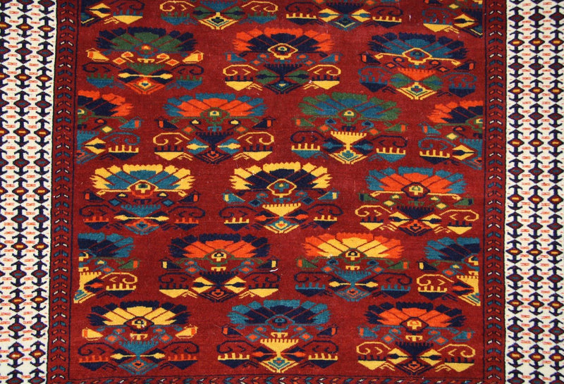 Dywan afgański - 160 x 130 cm - rdza