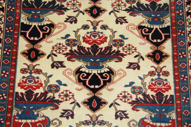 Dywan afgański - 135 x 114 cm - beżowy