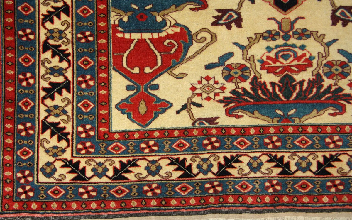 Dywan afgański - 135 x 114 cm - beżowy