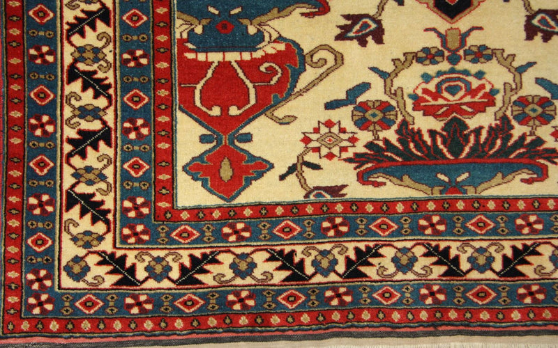 Dywan afgański - 135 x 114 cm - beżowy