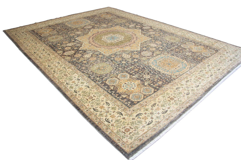 Dywan Zieglera - 354 x 271 cm - niebieski