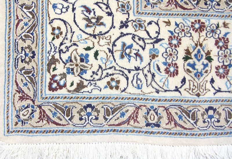 Dywan perski - Nain - 359 x 251 cm - niebieski