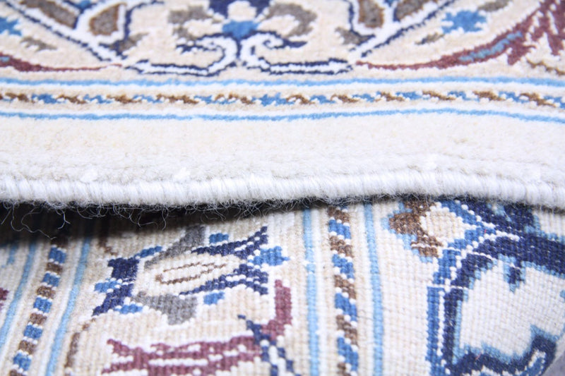 Dywan perski - Nain - 359 x 251 cm - niebieski