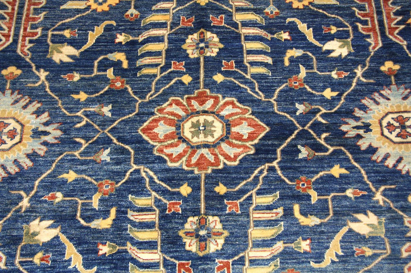 Dywan Zieglera - 362 x 277 cm - niebieski