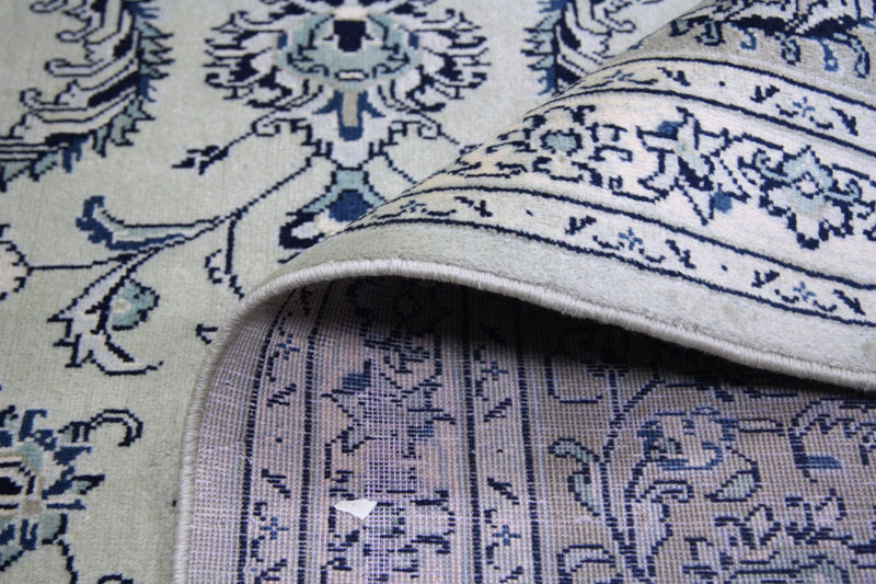 Dywan perski - Keshan - 362 x 251 cm - niebieski