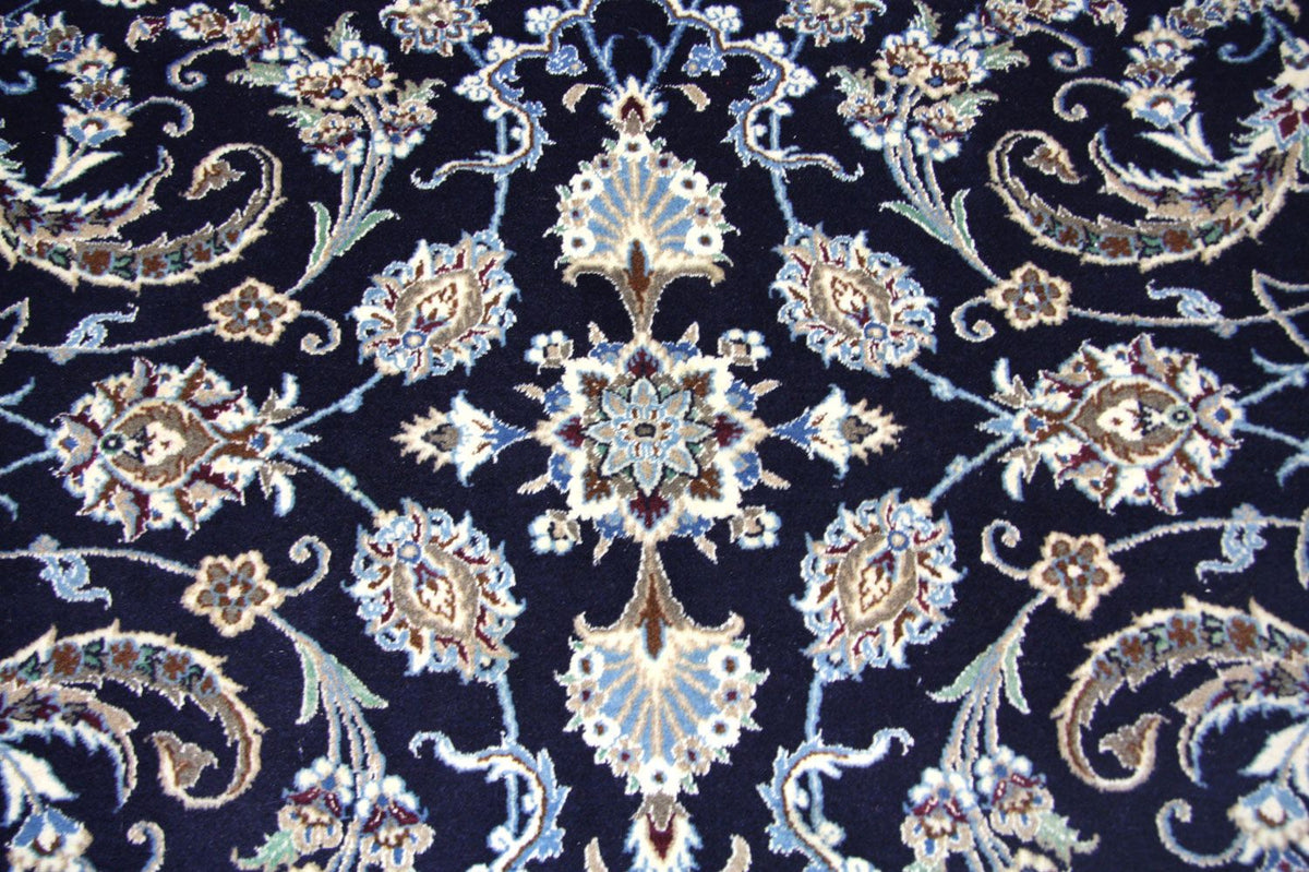 Dywan perski - Nain - 334 x 245 cm - ciemnoniebieski