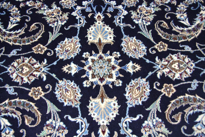 Dywan perski - Nain - 334 x 245 cm - ciemnoniebieski