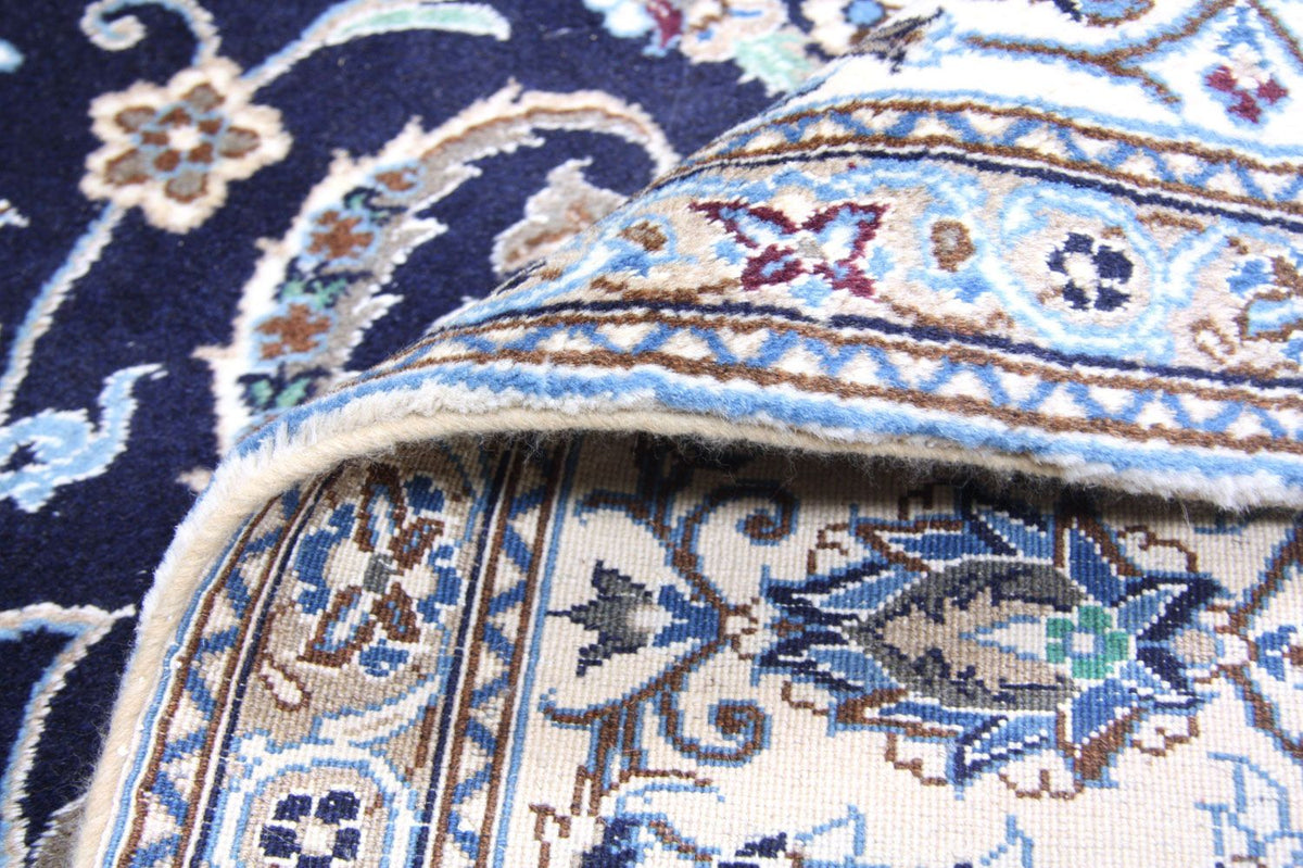 Dywan perski - Nain - 334 x 245 cm - ciemnoniebieski