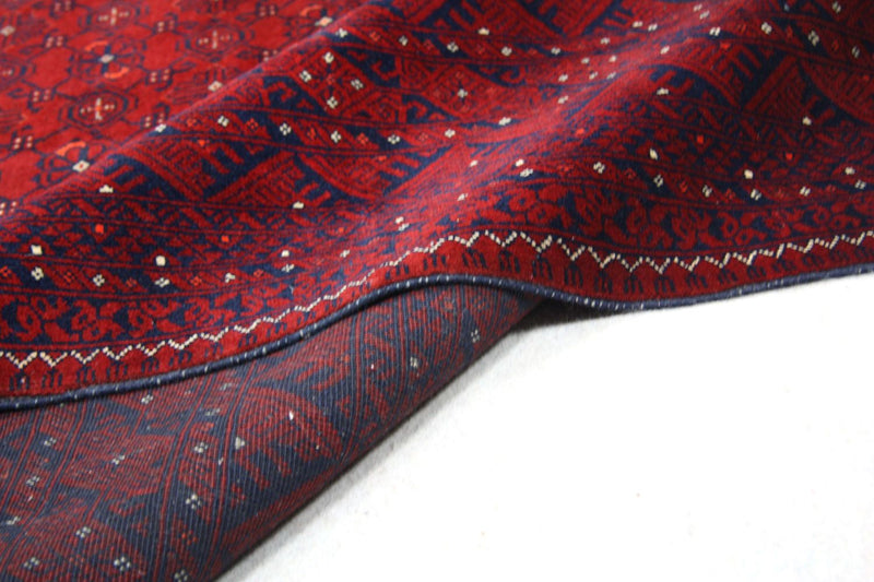 Afgański dywan - Bukhara - 334 x 247 cm - czerwony