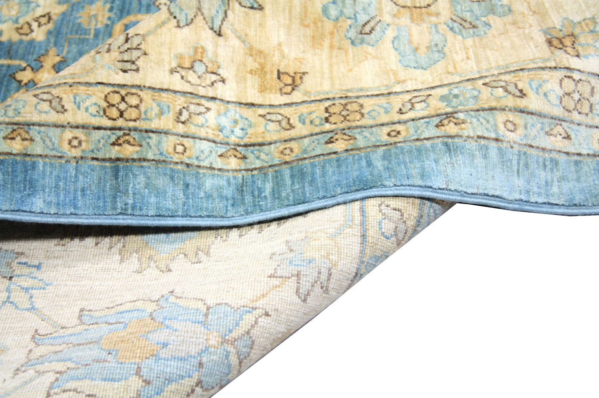 Dywan Zieglera - 366 x 266 cm - niebieski