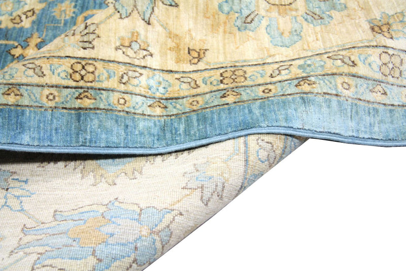 Dywan Zieglera - 366 x 266 cm - niebieski