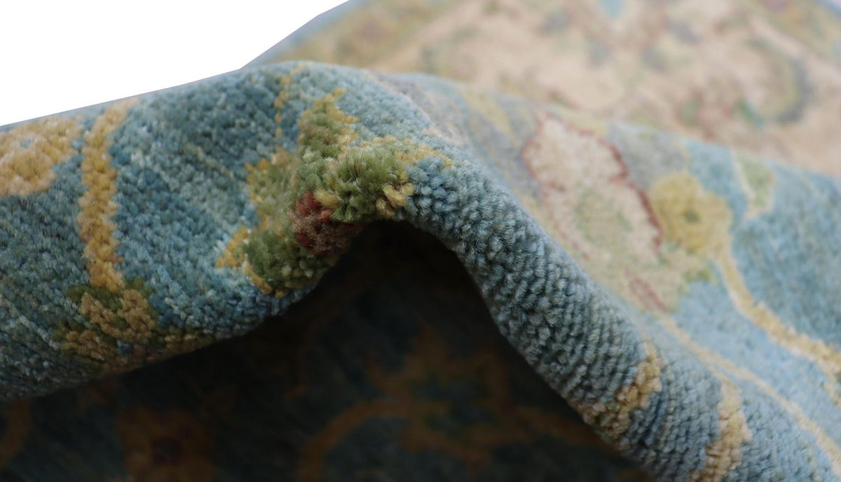 Dywan Zieglera - 178 x 123 cm - niebieski