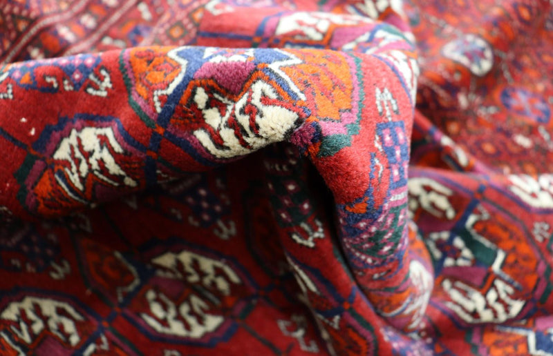 Afgański dywan - Bukhara - 180 x 123 cm - czerwony