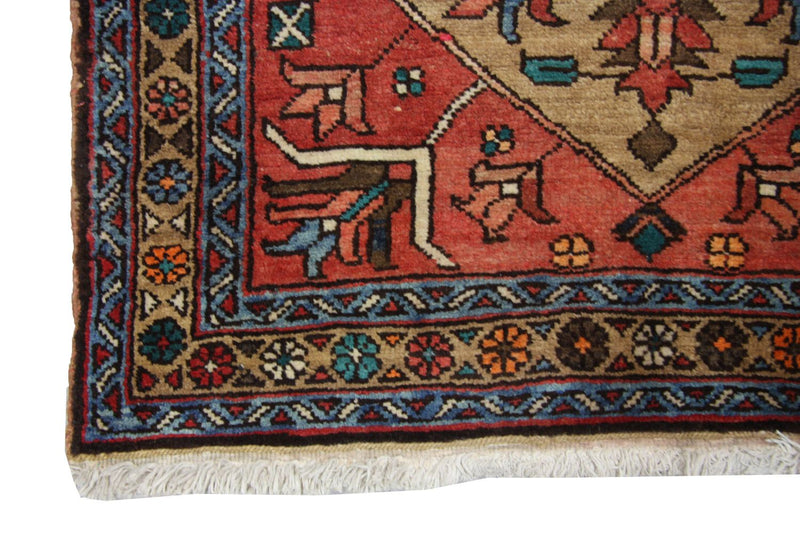 Biegacz Perski dywan - Nomadyczny - 340 x 102 cm - czerwony