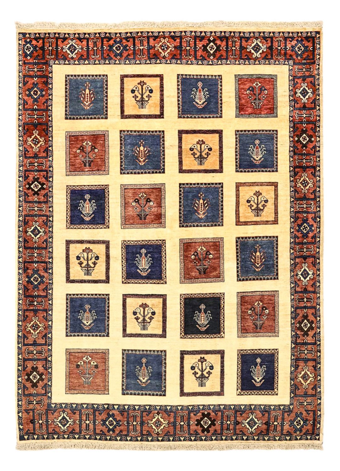Dywan Gabbeh - Kashkuli perski - Royal - 205 x 152 cm - wielokolorowy