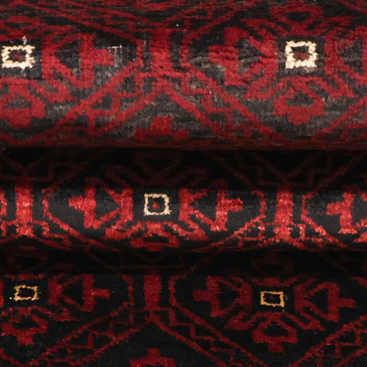 Biegacz Dywan beludżycki - 203 x 101 cm - ciemna czerwień