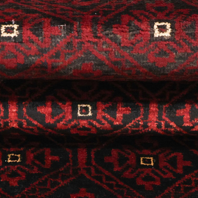 Biegacz Dywan beludżycki - 203 x 101 cm - ciemna czerwień