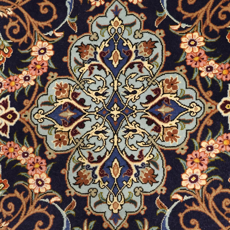 Dywan perski - Isfahan - Premium - Naszyjnik z jedwabiu - 170 x 112 cm - ciemny beż