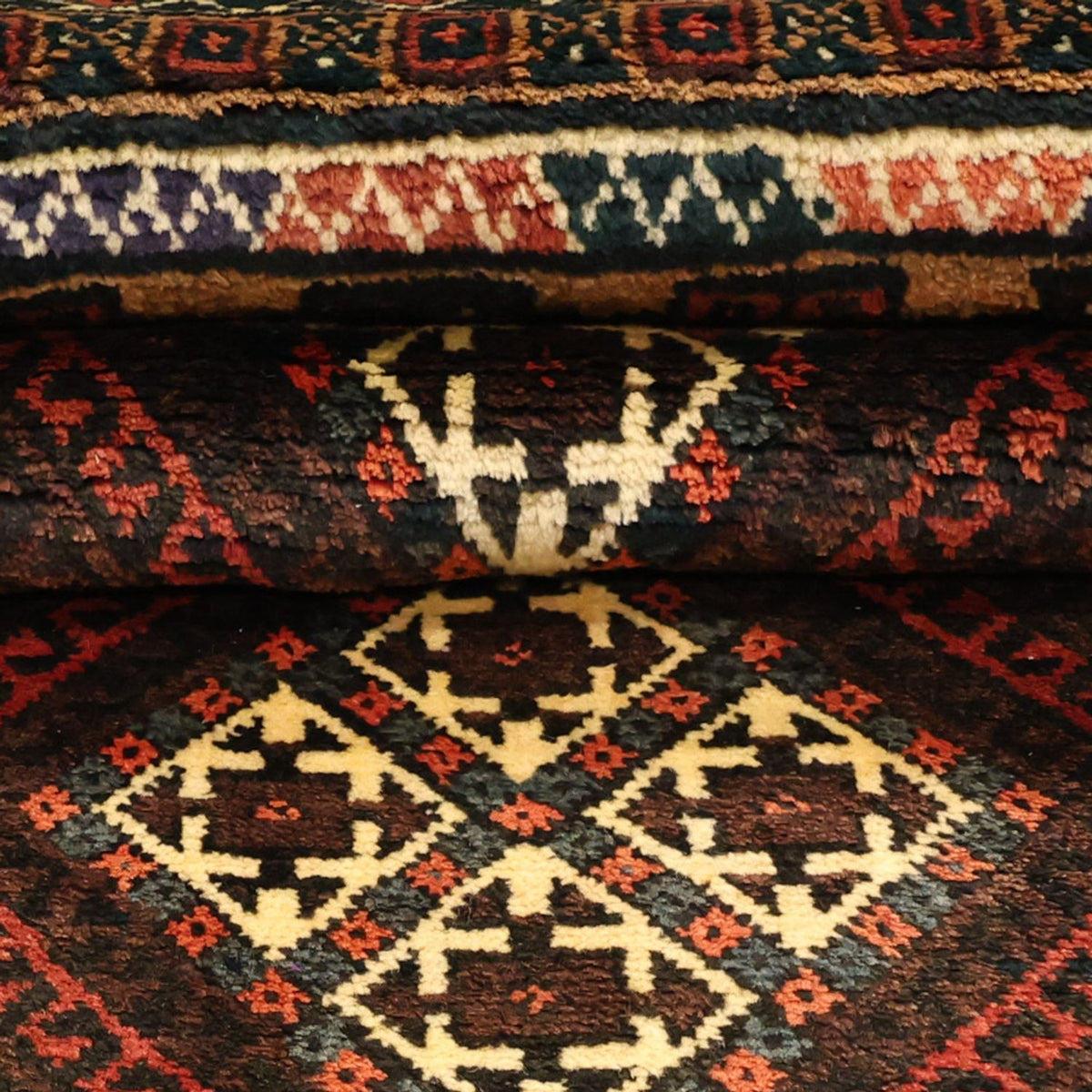 Biegacz Dywan beludżycki - 230 x 120 cm - brązowy