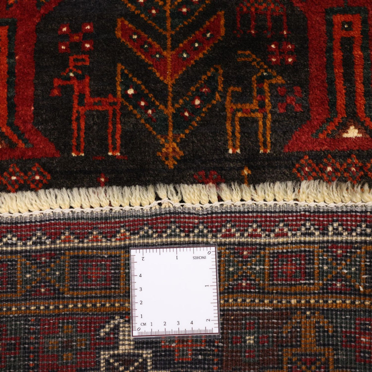 Biegacz Dywan beludżycki - 293 x 108 cm - ciemna czerwień