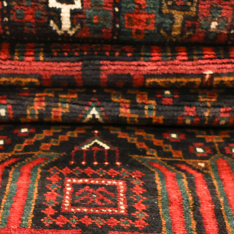 Biegacz Dywan beludżycki - 297 x 107 cm - ciemna czerwień