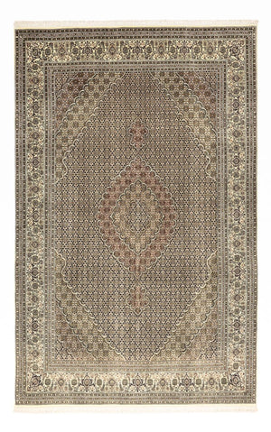 Dywan perski - Tabriz - Królewski - Royal - 309 x 199 cm - srebrny