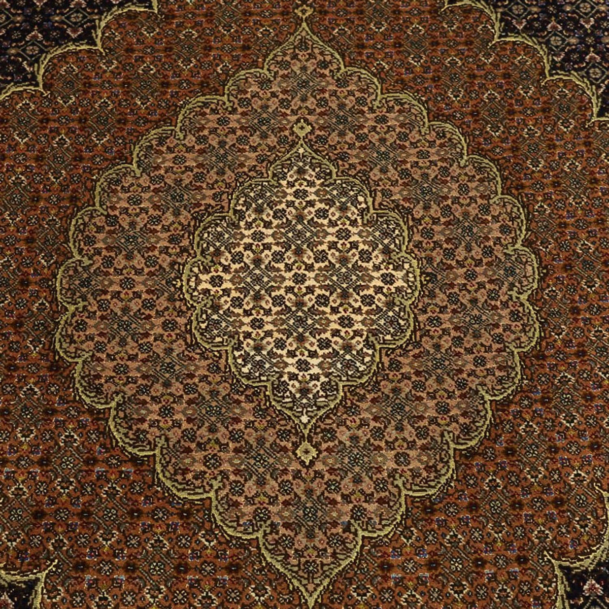 Dywan perski - Tabriz - Królewski - Royal - 309 x 199 cm - ciemny beż