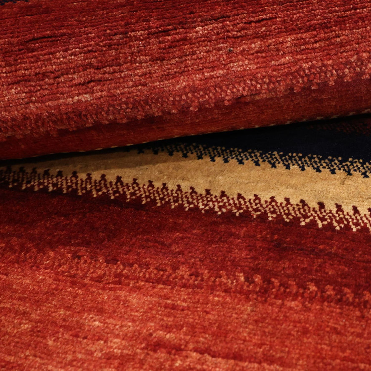 Dywan Gabbeh - Kashkuli perski - 109 x 96 cm - wielokolorowy