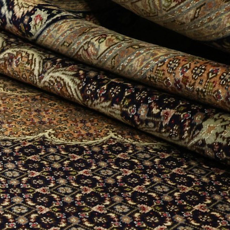 Dywan perski - Tabriz - Królewski - Royal - 350 x 249 cm - ciemnobrązowy