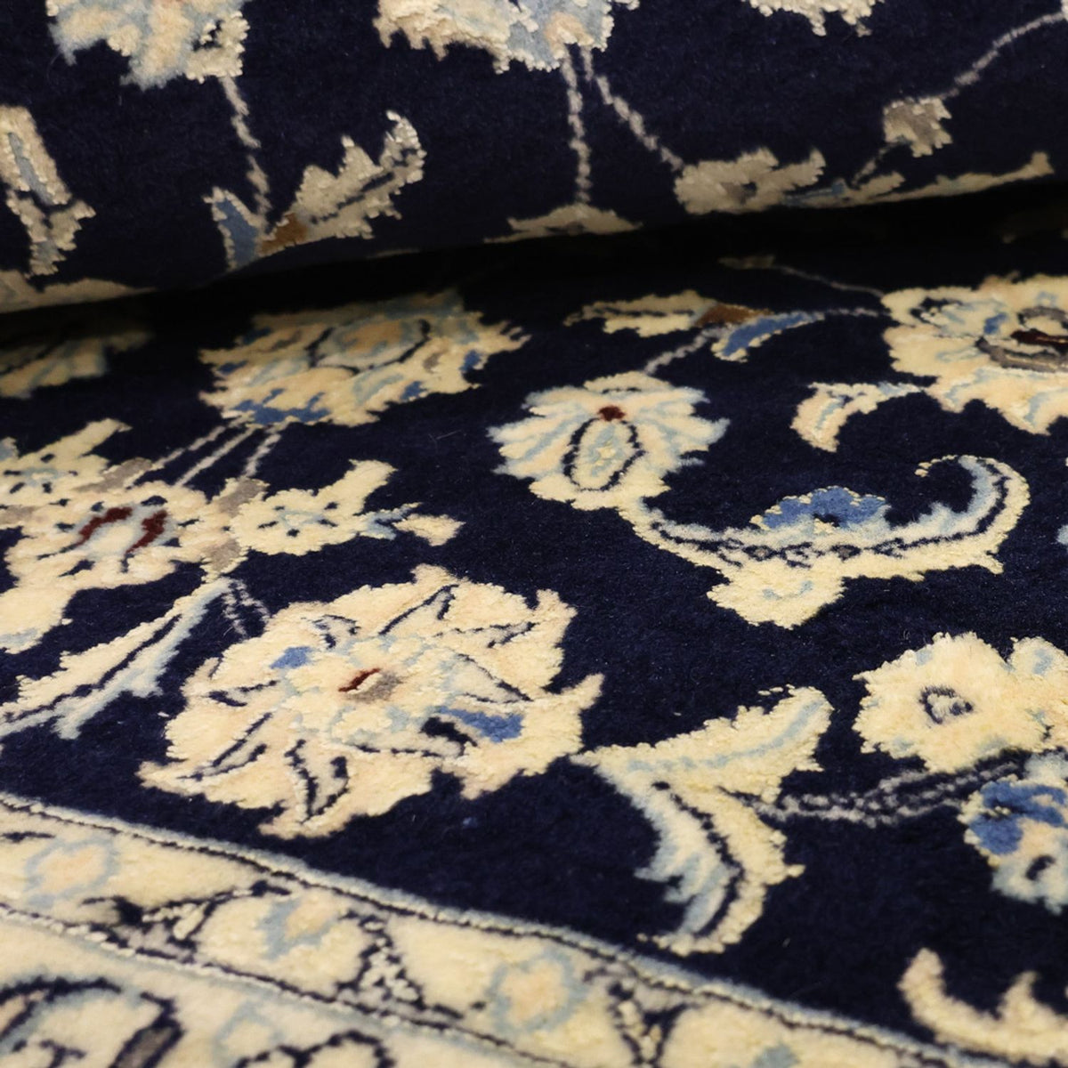 Dywan perski - Nain - Królewski - Royal - 114 x 78 cm - ciemnoniebieski