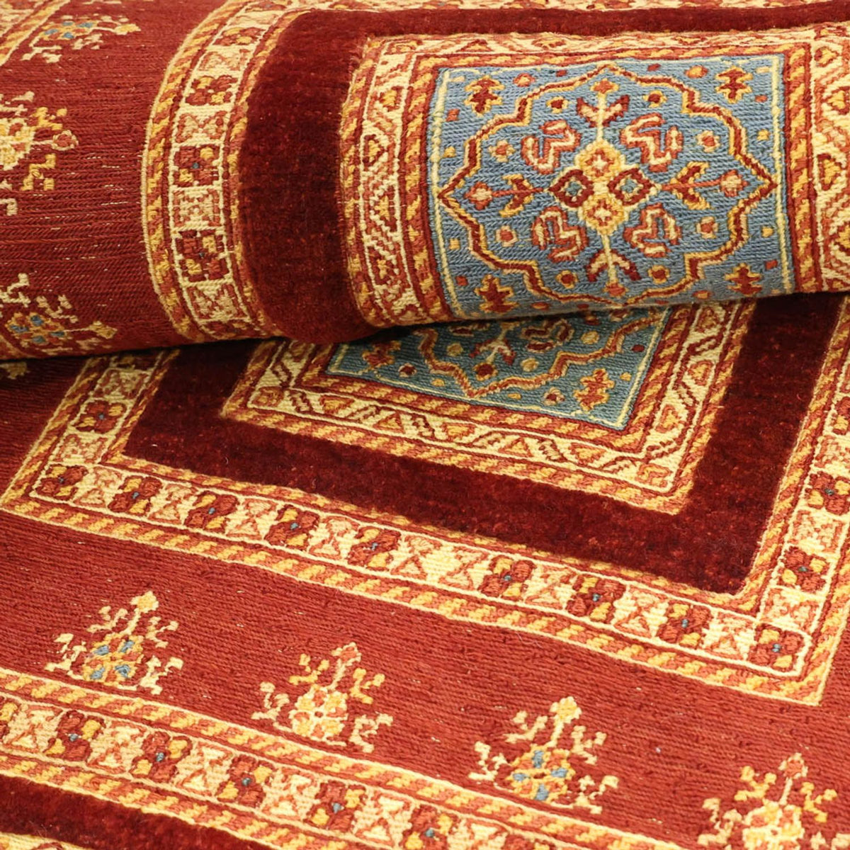 Dywan Kelim - Orientalny - 109 x 84 cm - wielokolorowy