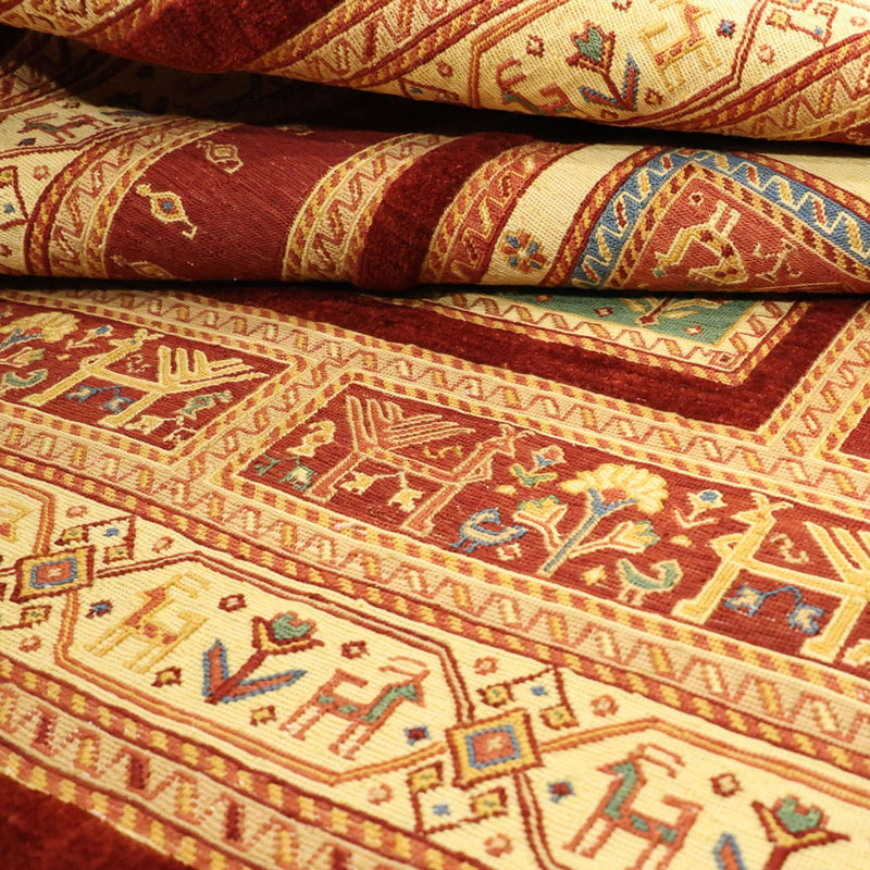 Dywan Kelim - Orientalny - 155 x 111 cm - wielokolorowy