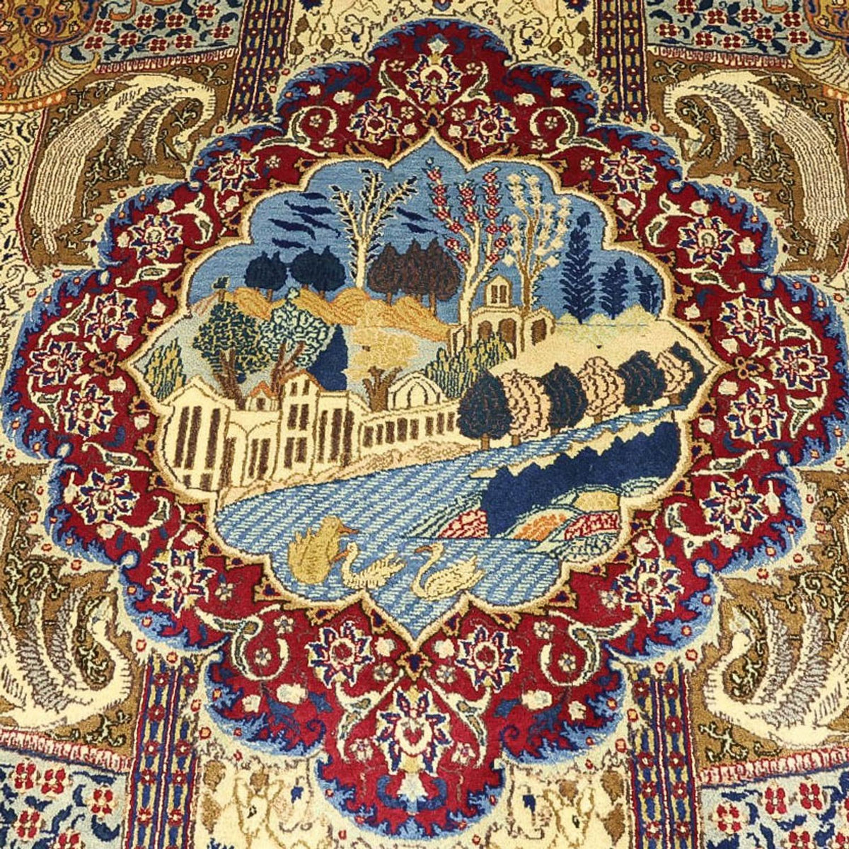 Dywan perski - Klasyczny - 358 x 248 cm - wielokolorowy