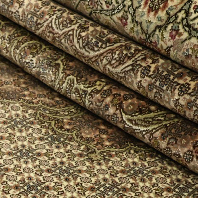 Dywan perski - Tabriz - Królewski - Royal - 303 x 203 cm - ciemny beż