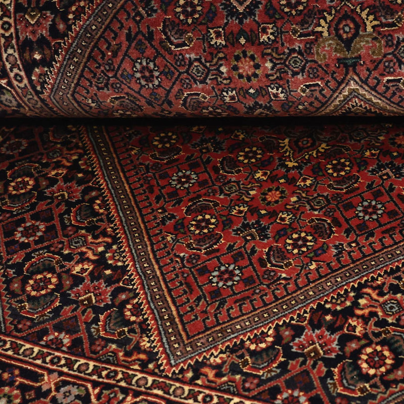 Dywan perski - Bijar - 154 x 89 cm - ciemna czerwień