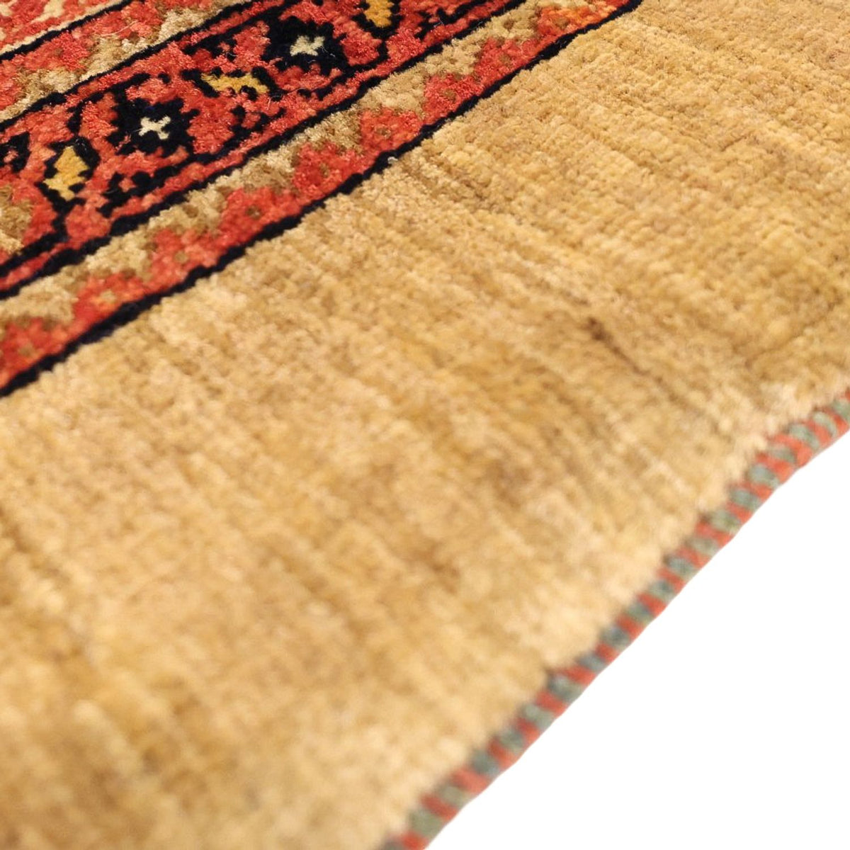 Biegacz Dywan Gabbeh - Loribaft Perski - 187 x 103 cm - brązowy