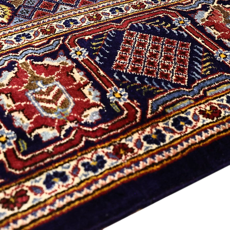 Dywan perski - Keshan - 215 x 140 cm - ciemnoniebieski