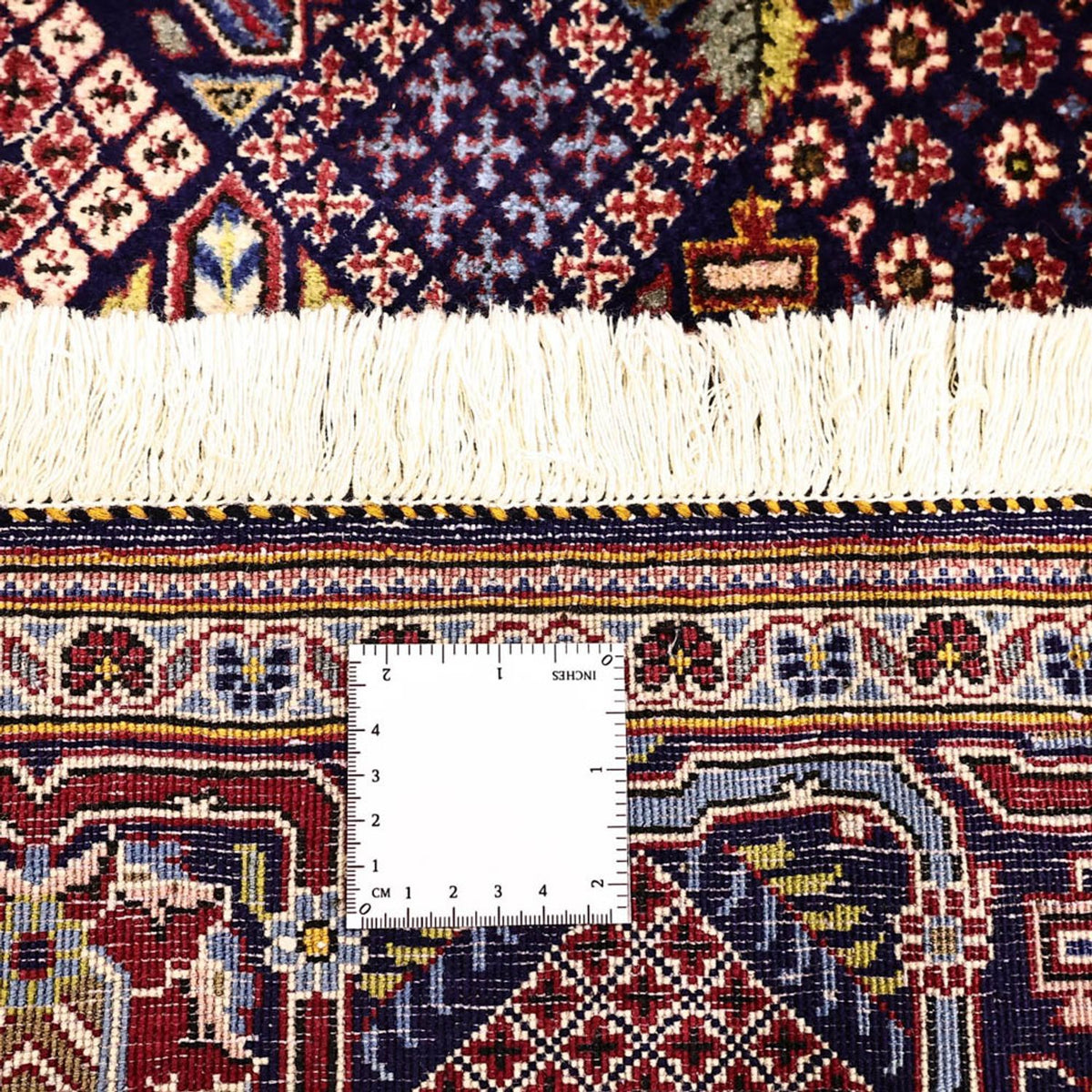 Dywan perski - Keshan - 215 x 140 cm - ciemnoniebieski