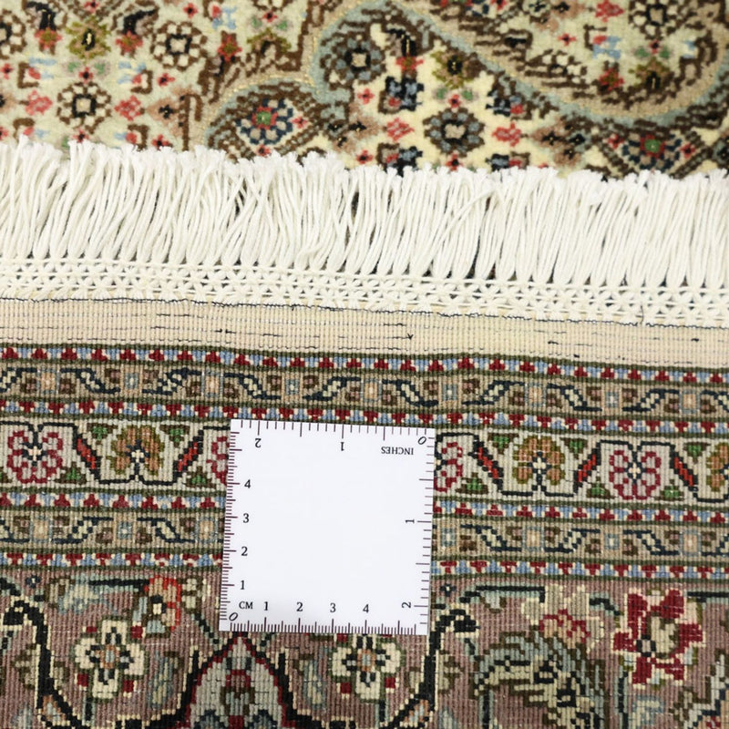 Dywan perski - Tabriz - Królewski - Royal - 204 x 153 cm - srebrny